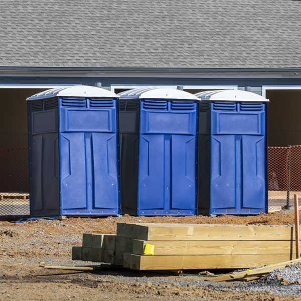 are there any restrictions on what items can be disposed of in the porta potties in Barco NC